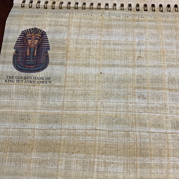 2 Spiral Papyrus Writing Notepads ~ Art ~ Stationary - Picture 6 of 7